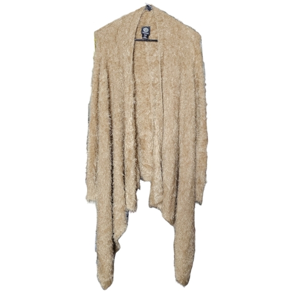 Bobeau cascade fuzzy cardigan. XS - Picture 1 of 5